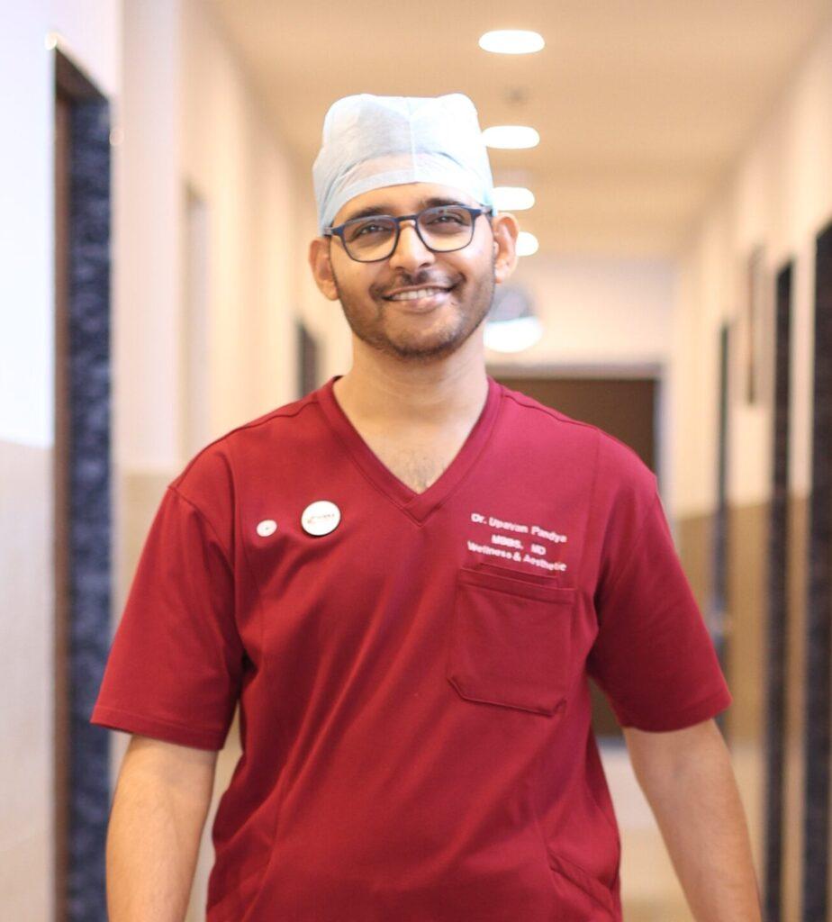 Dr Upavan Pandya at Vibra Clinics Udaipur providing advanced skin, hair and laser treatment