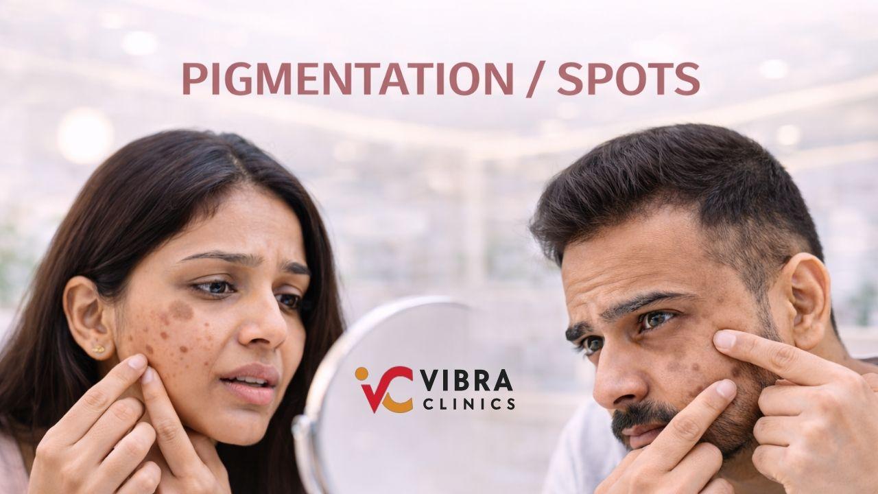 pigmentation dark spots treatment clinic udaipur vibra